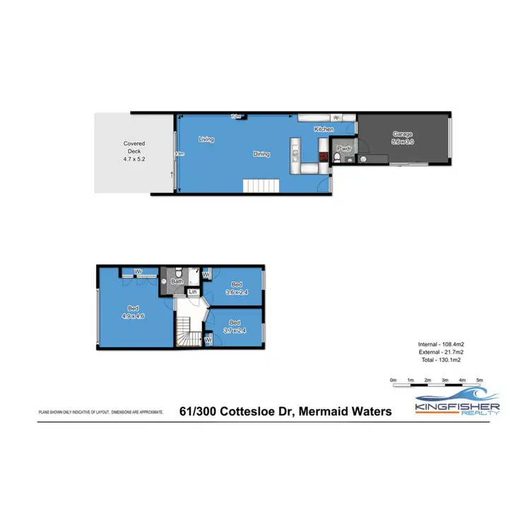 Floorplan of Homely house listing, 61/300 Cottesloe Drive, Mermaid Waters QLD 4218
