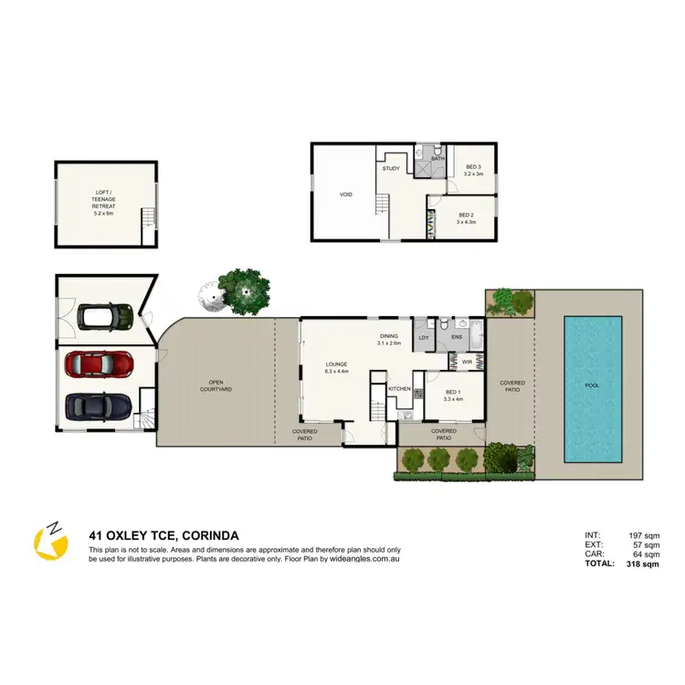 Floorplan of Homely house listing, 41 Oxley Terrace, Corinda QLD 4075