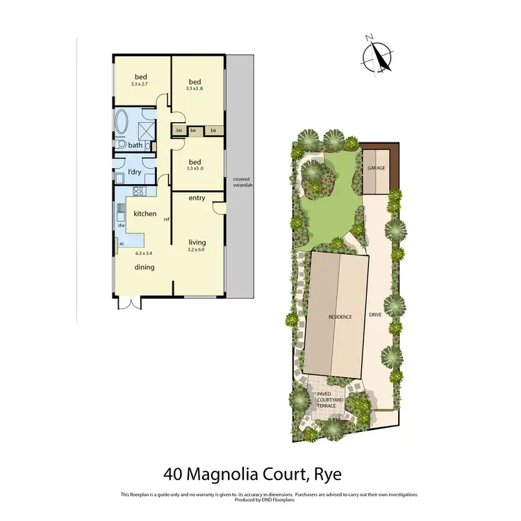 Floorplan of Homely house listing, 40 MAGNOLIA Court, Rye VIC 3941