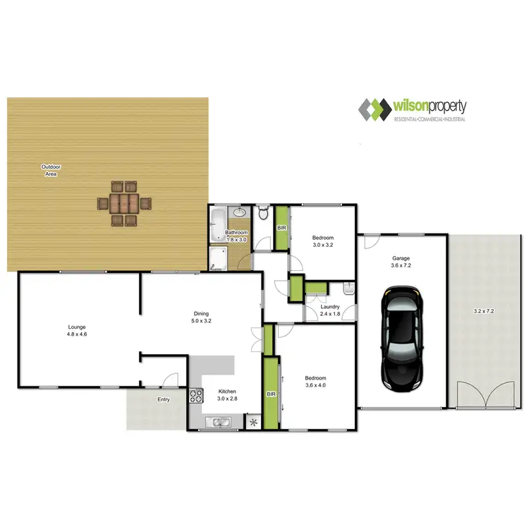Floorplan of Homely house listing, 36 Kassandra Drive, Traralgon VIC 3844