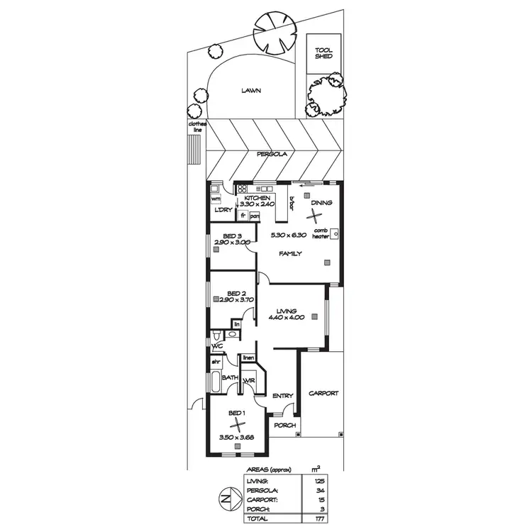 Floorplan of Homely house listing, 20 Holbrook Crescent, Greenwith SA 5125