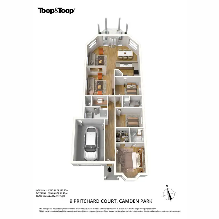 Floorplan of Homely house listing, 9 Pritchard Court, Camden Park SA 5038
