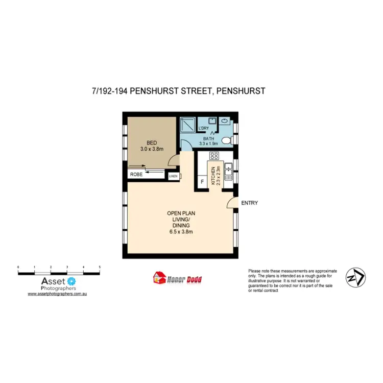 Floorplan of Homely unit listing, 7/192 Penshurst Street, Penshurst NSW 2222