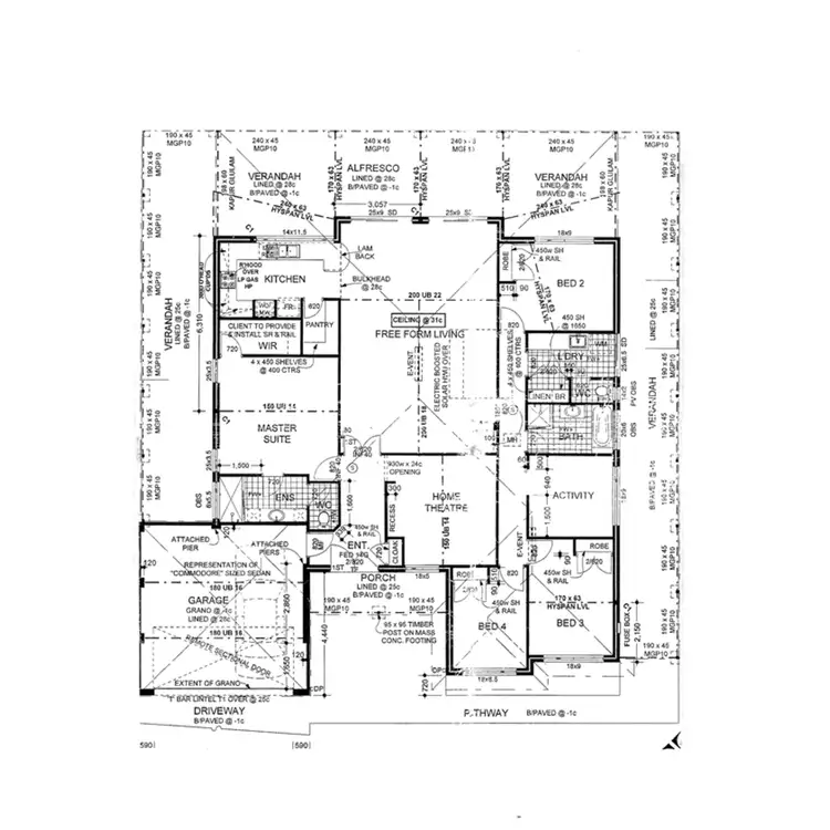 Floorplan of Homely house listing, 74 Jubilee Street, Toodyay WA 6566