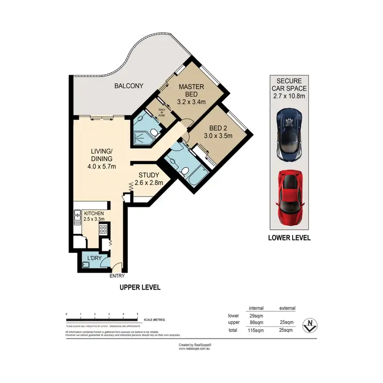 Floorplan of Homely apartment listing, 175/7 Land Street, Toowong QLD 4066