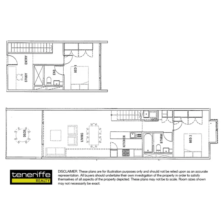 Floorplan of Homely apartment listing, 16 Skyring Terrace, Teneriffe QLD 4005