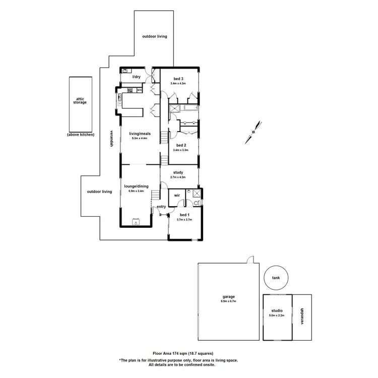 Floorplan of Homely house listing, 27 William Street, Emerald VIC 3782