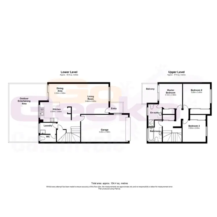 Floorplan of Homely townhouse listing, 10/18 Swanlake Crescent, Calamvale QLD 4116