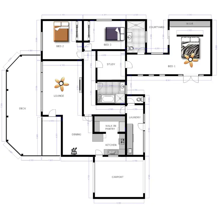 Floorplan of Homely house listing, 11 Dobbins Street, Port Lincoln SA 5606