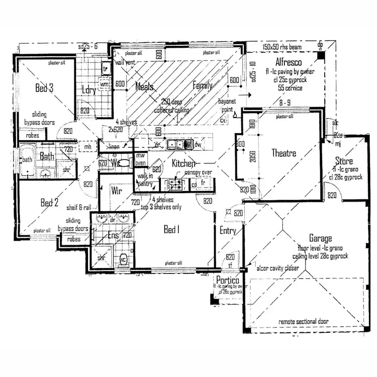 Floorplan of Homely house listing, 33B Wicklow Circle, Darch WA 6065