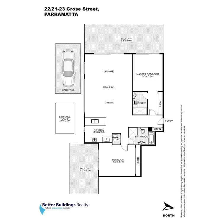 Floorplan of Homely apartment listing, 22/21-23 Grose Street, Parramatta NSW 2150
