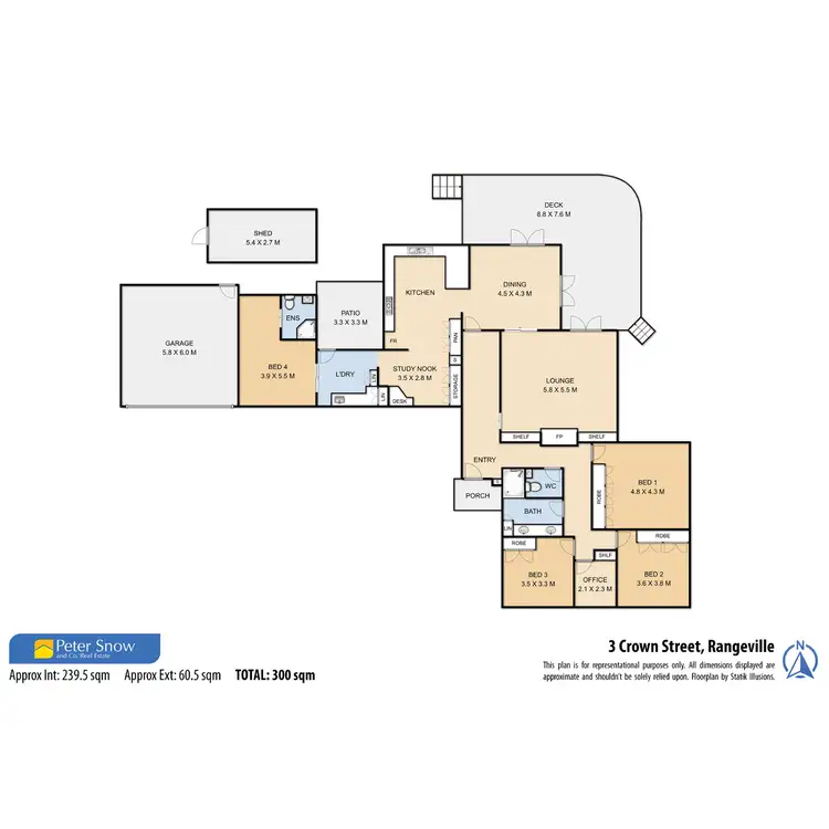 Floorplan of Homely house listing, 3 Crown Street, Rangeville QLD 4350
