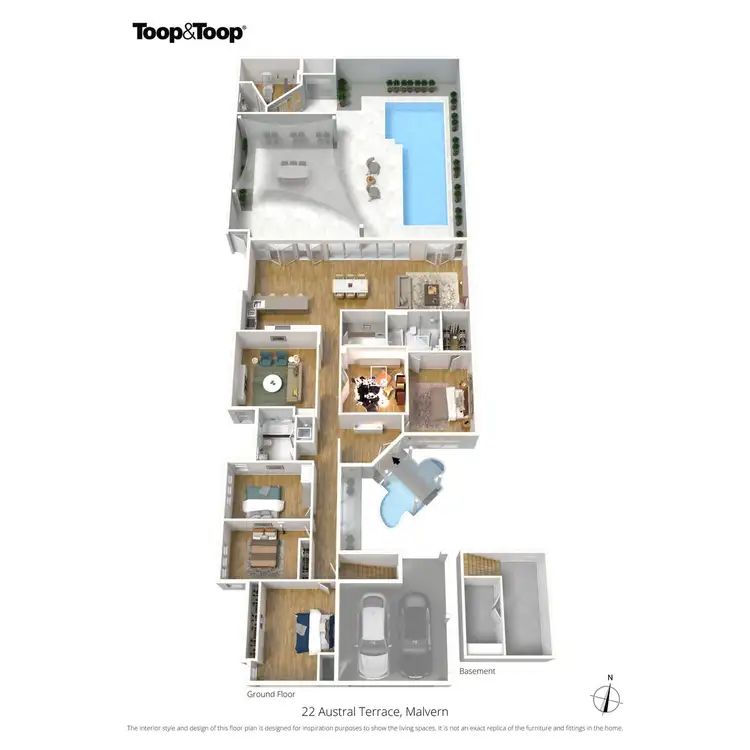 Floorplan of Homely house listing, 22 Austral Terrace, Malvern SA 5061