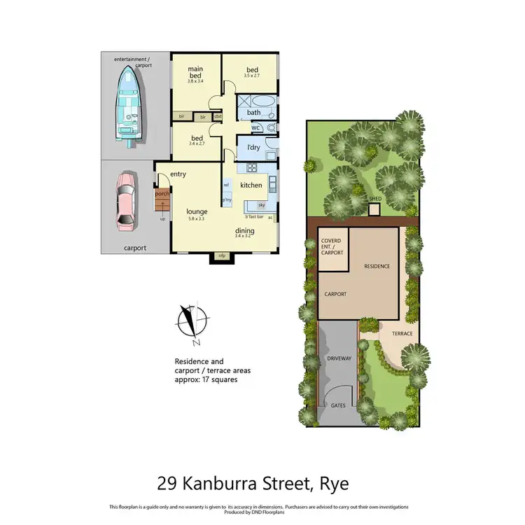 Floorplan of Homely house listing, 29 Kanburra Street, Rye VIC 3941