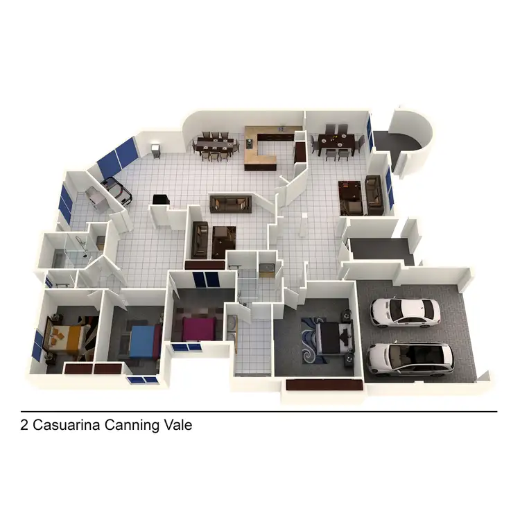 Floorplan of Homely house listing, 2 Casuarina Court, Canning Vale WA 6155