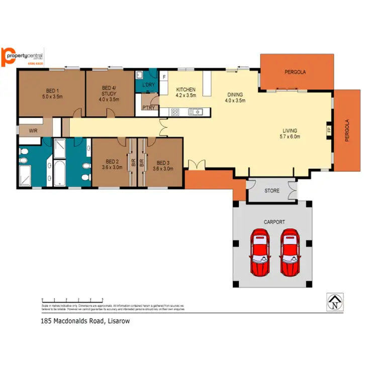 Floorplan of Homely house listing, 185 Macdonalds Road, Lisarow NSW 2250