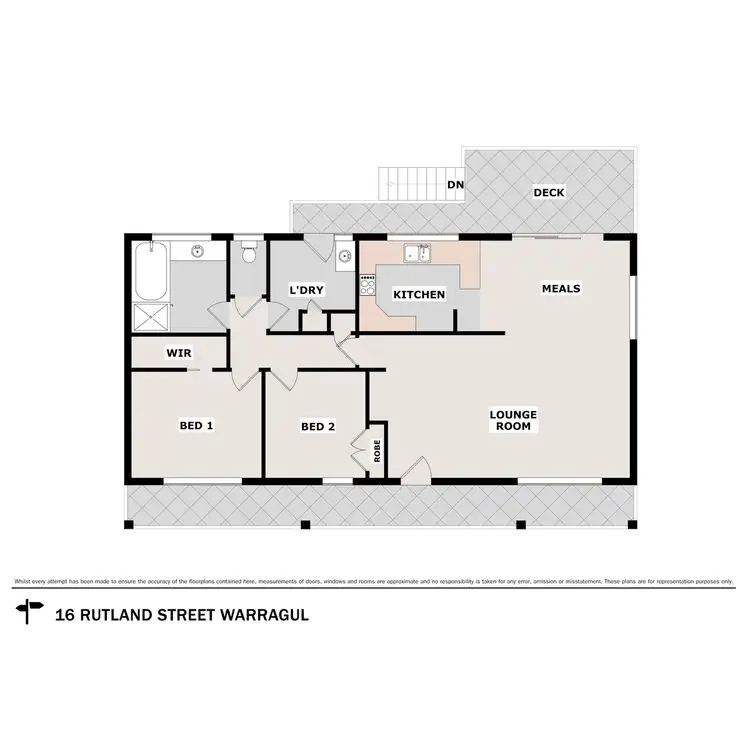 Floorplan of Homely house listing, 16 Rutland Street, Warragul VIC 3820