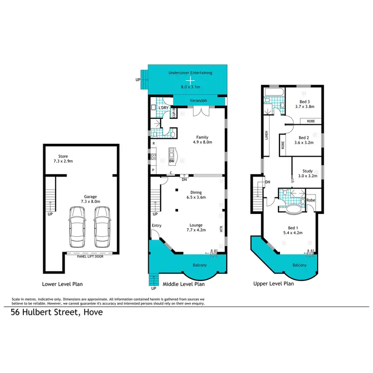 Floorplan of Homely house listing, 56 Hulbert Street, Hove SA 5048