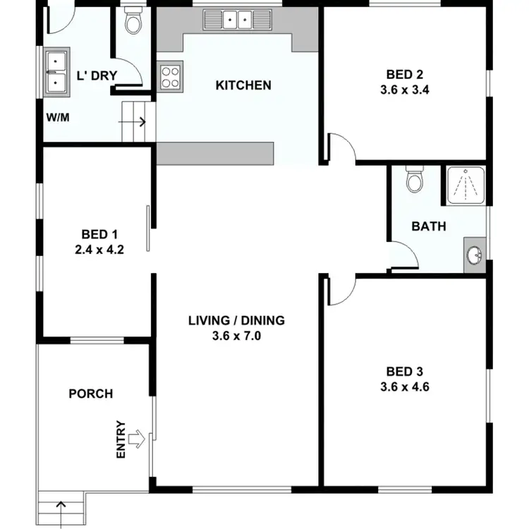 Floorplan of Homely house listing, 57 Hill Street, Tivoli QLD 4305