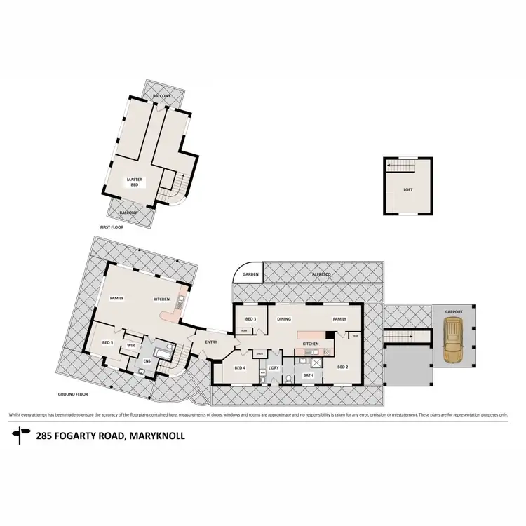Floorplan of Homely house listing, 285 Fogarty Road, Maryknoll VIC 3812
