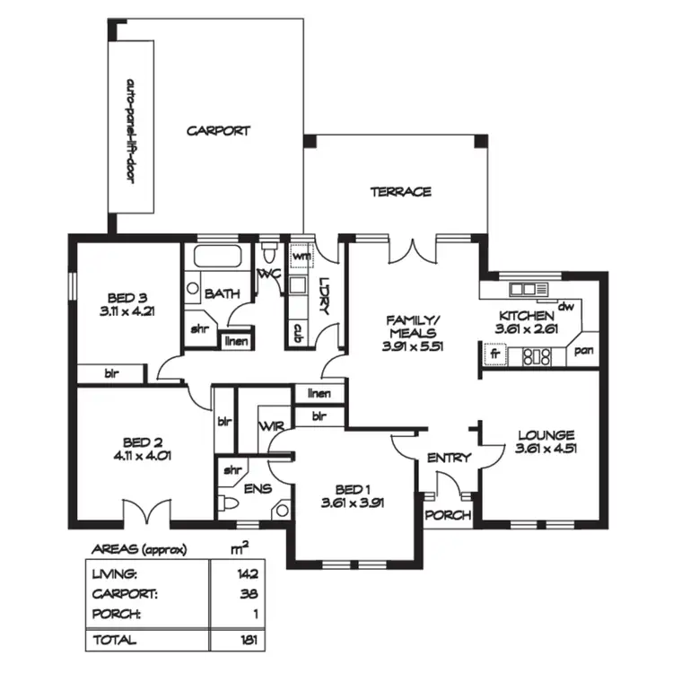 Floorplan of Homely house listing, 332 Portrush Road, Heathpool SA 5068