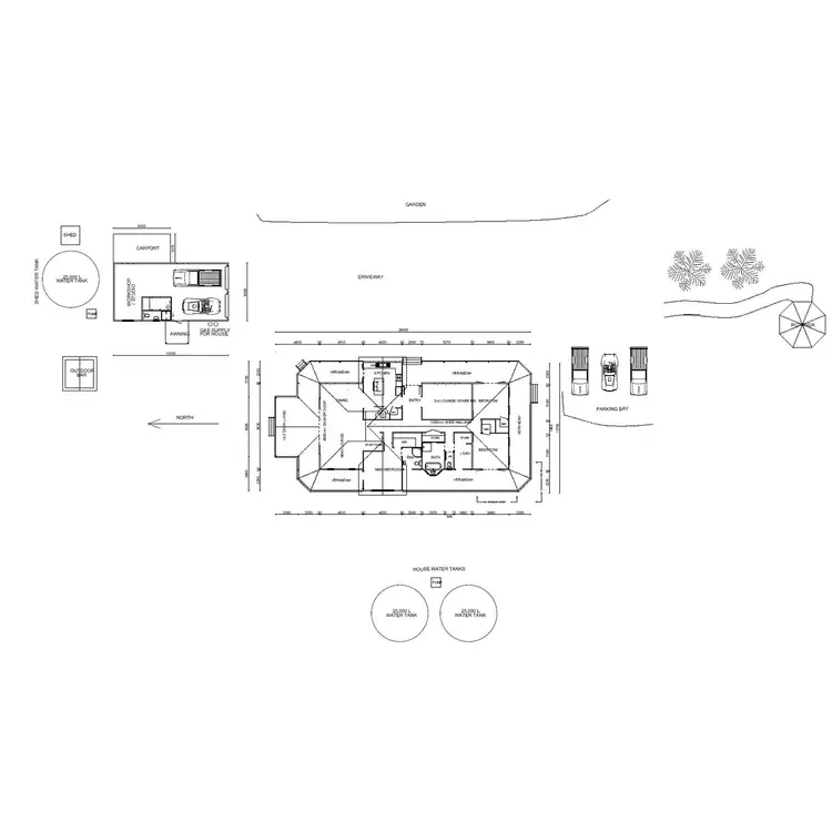Floorplan of Homely rural property listing, 5 Booyong Place, Nobbys Creek NSW 2484