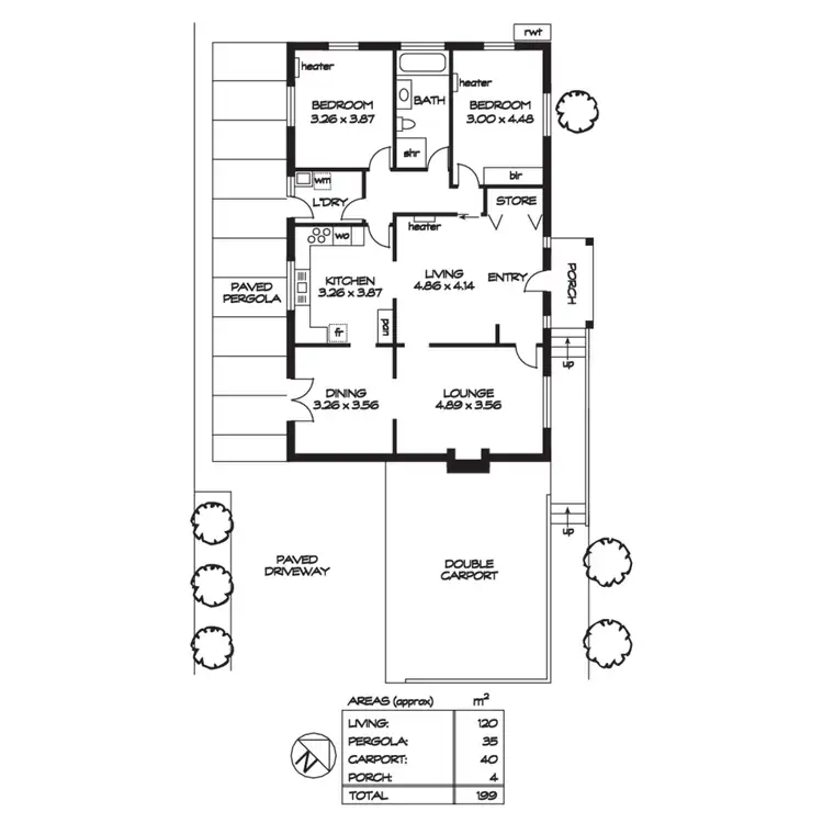 Floorplan of Homely house listing, 20 Woorabinda Dr, Stirling SA 5152