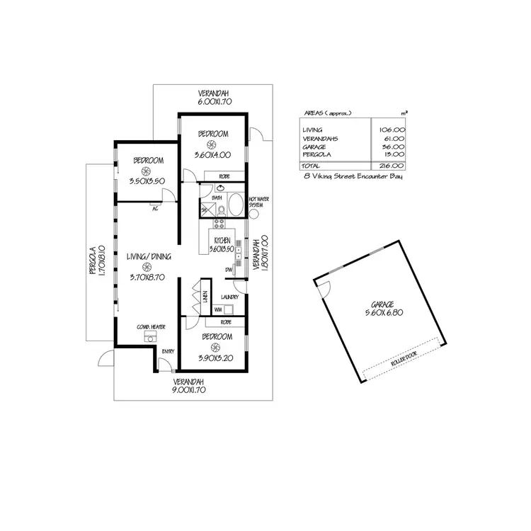 Floorplan of Homely house listing, 8 Viking Street, Encounter Bay SA 5211