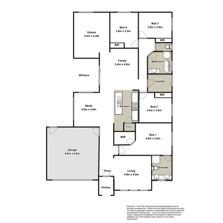 Floorplan of Homely house listing, 5 Ricstan Court, Elliminyt VIC 3250