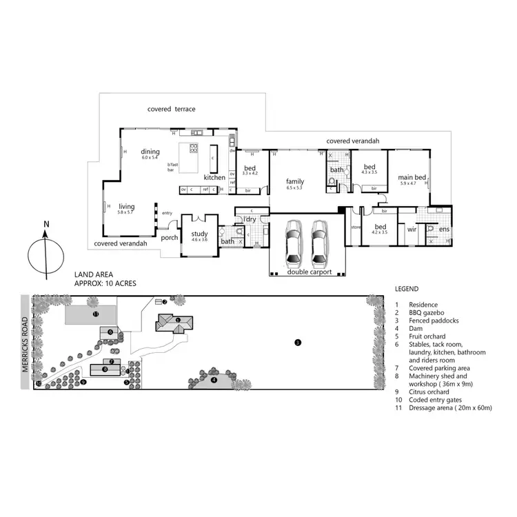 Floorplan of Homely rural property listing, 79 Merricks Road, Merricks North VIC 3926