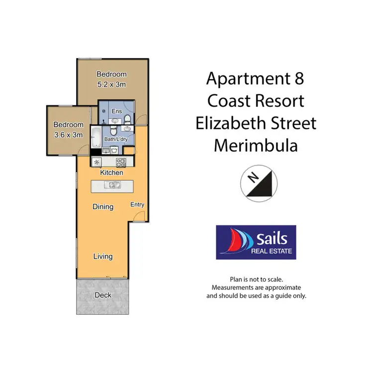 Floorplan of Homely apartment listing, 8/1 Elizabeth Street, Merimbula NSW 2548
