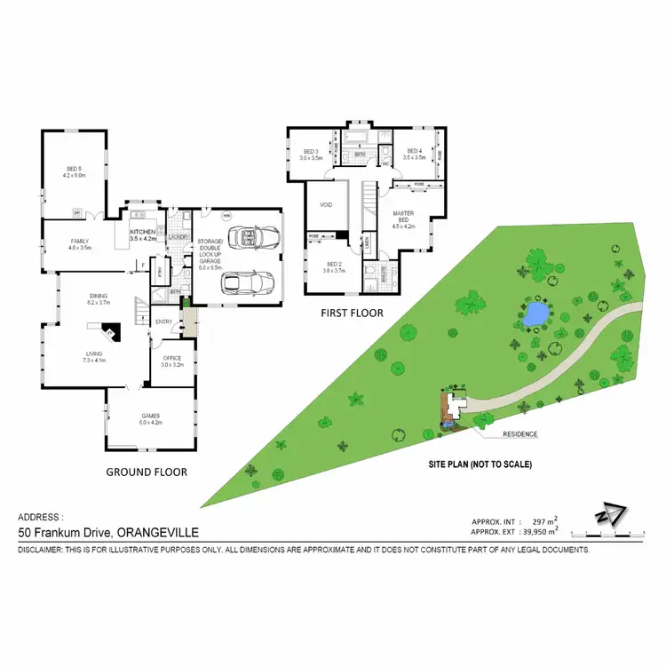 Floorplan of Homely rural property listing, 50 Frankum Drive, Orangeville NSW 2570