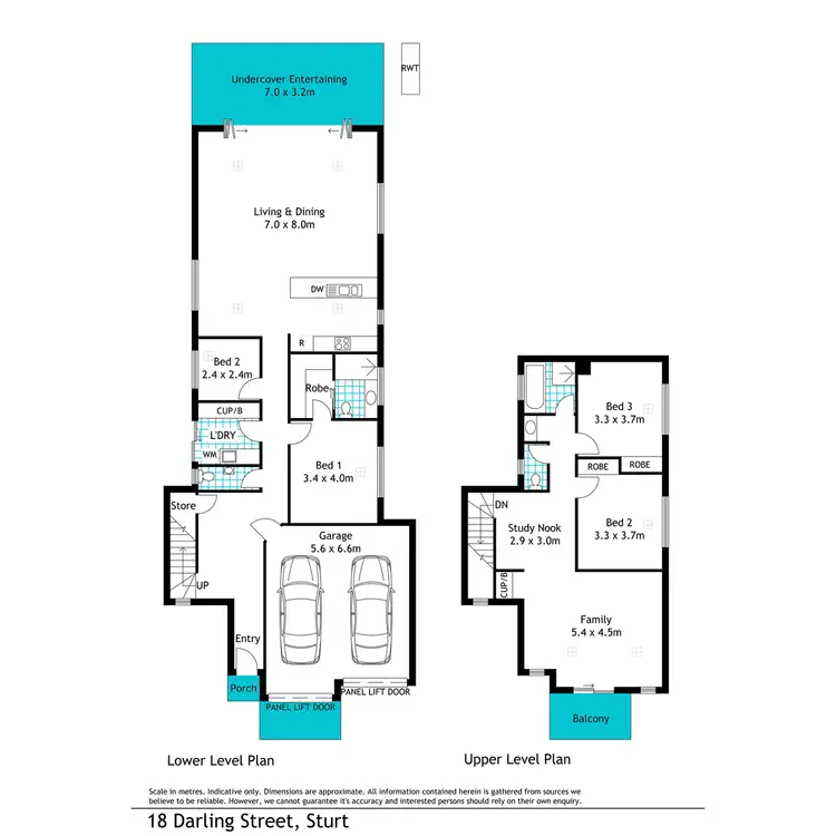 Floorplan of Homely house listing, 18 Darling Street, Sturt SA 5047