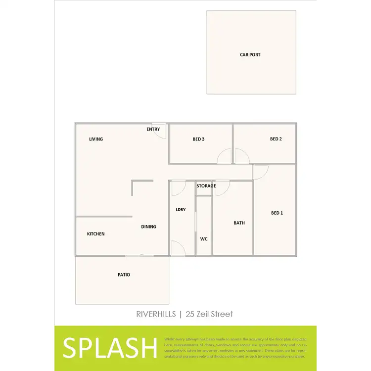 Floorplan of Homely house listing, 25 Zeil Street, Riverhills QLD 4074