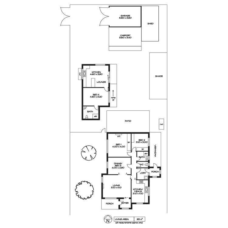 Floorplan of Homely house listing, 165 Seacombe Road, Dover Gardens SA 5048