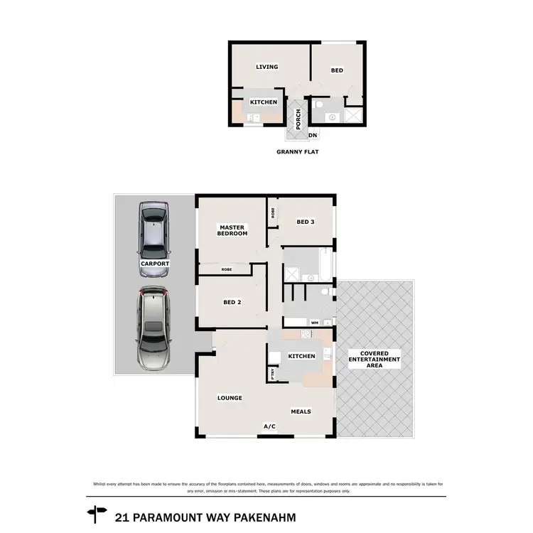 Floorplan of Homely house listing, 21 Paramount Way, Pakenham VIC 3810
