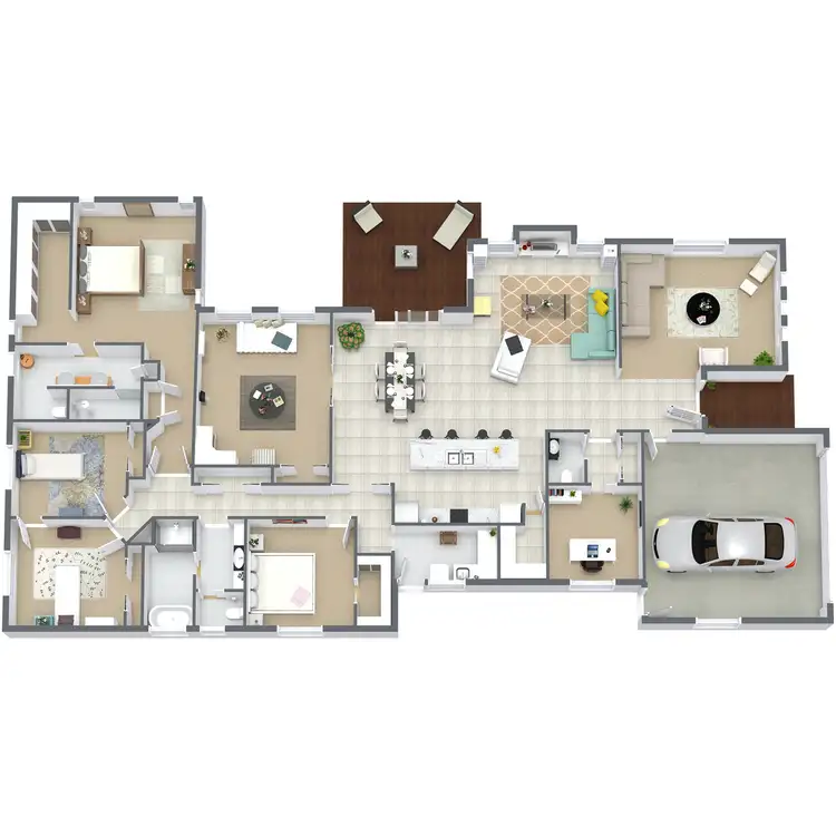 Floorplan of Homely house listing, 3 Riviera Avenue, Dubbo NSW 2830