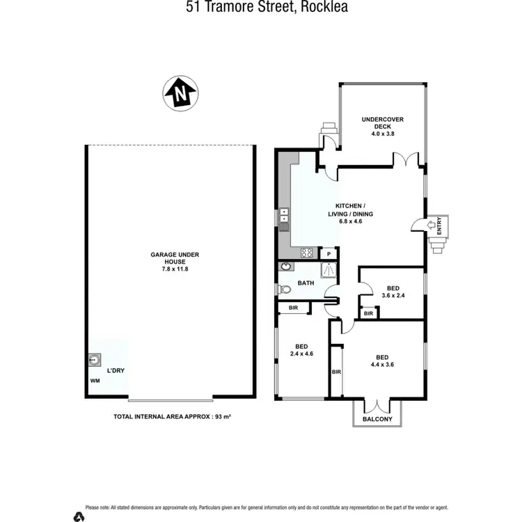 Floorplan of Homely house listing, 51 Tramore Street, Rocklea QLD 4106