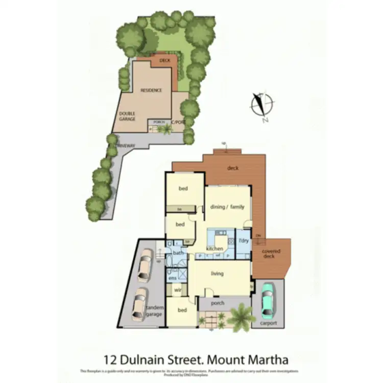 Floorplan of Homely house listing, 12 Dulnain Street, Mount Martha VIC 3934