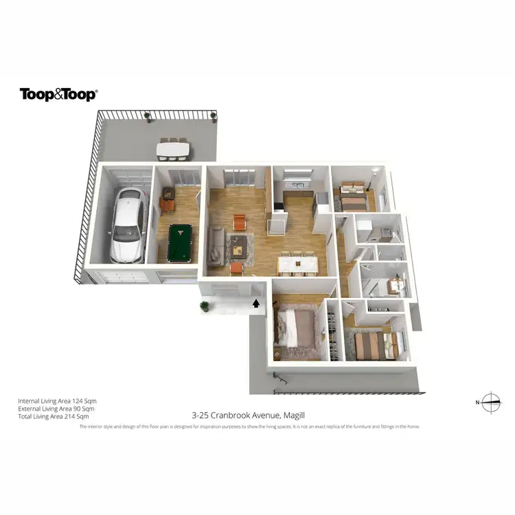Floorplan of Homely unit listing, 3/25 Cranbrook Avenue, Magill SA 5072