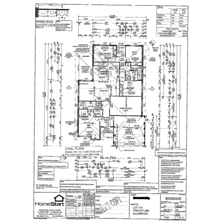 Floorplan of Homely house listing, 12 Powlett Link, Ellenbrook WA 6069