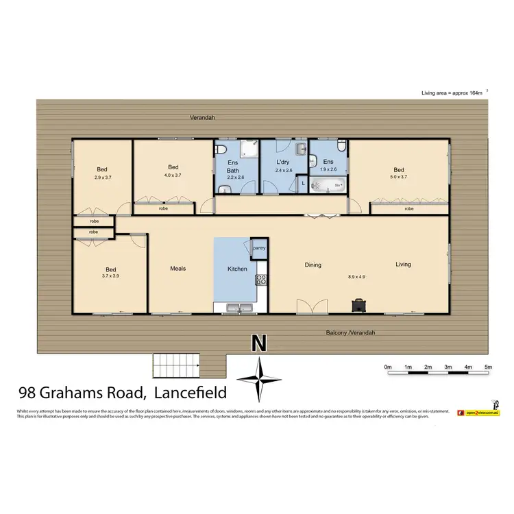 Floorplan of Homely house listing, 98 Grahams Road, Lancefield VIC 3435