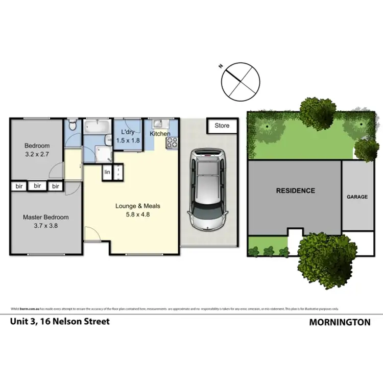 Floorplan of Homely unit listing, 3/16 Nelson Street, Mornington VIC 3931