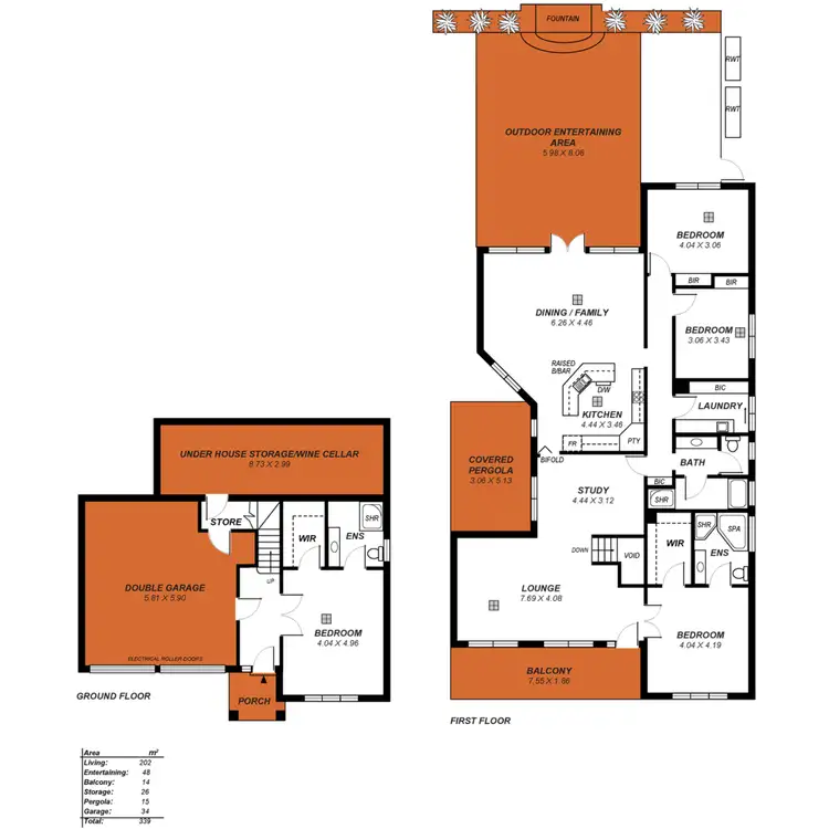 Floorplan of Homely house listing, 30 Bayview Parade, Gulfview Heights SA 5096