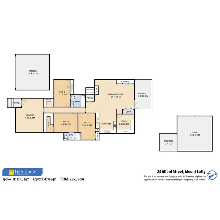 Floorplan of Homely house listing, 23 Alford Street, Mount Lofty QLD 4350
