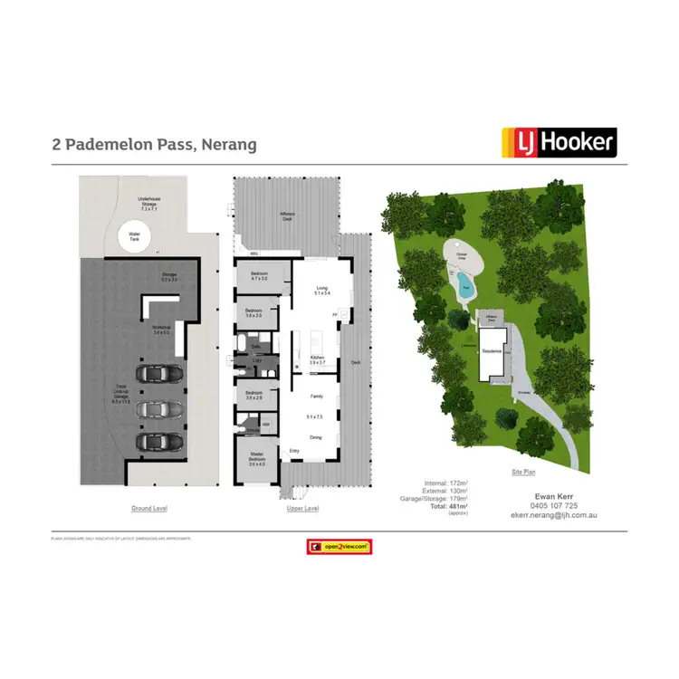 Floorplan of Homely house listing, 2 Pademelon Pass, Nerang QLD 4211