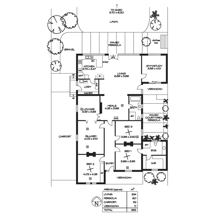 Floorplan of Homely house listing, 22 Azalea Street, Prospect SA 5082
