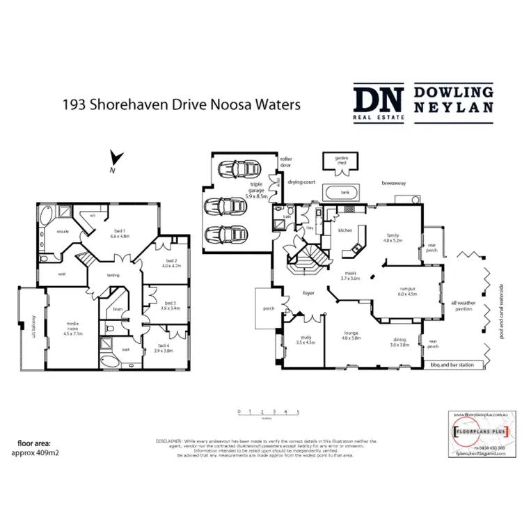 Floorplan of Homely house listing, 193 Shorehaven Drive, Noosa Waters QLD 4566