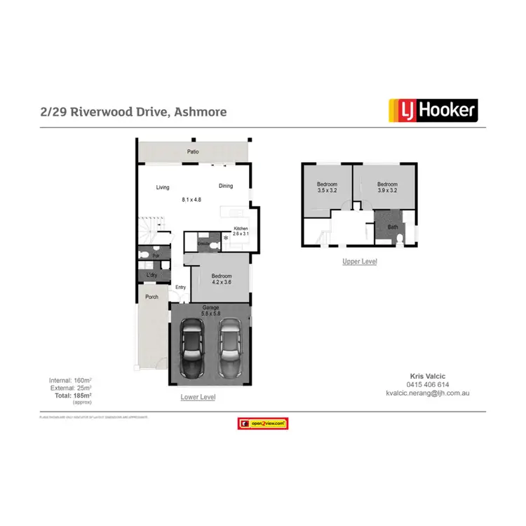 Floorplan of Homely semi-detached listing, 2/29 Riverwood Drive, Ashmore QLD 4214