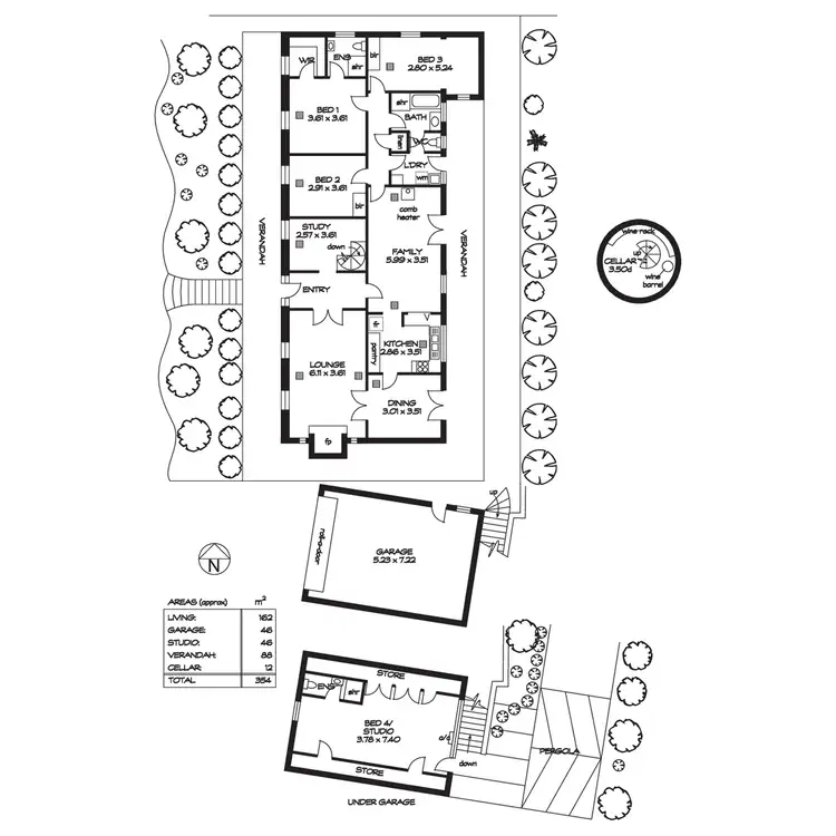 Floorplan of Homely house listing, 4 Dyer Court, Uraidla SA 5142